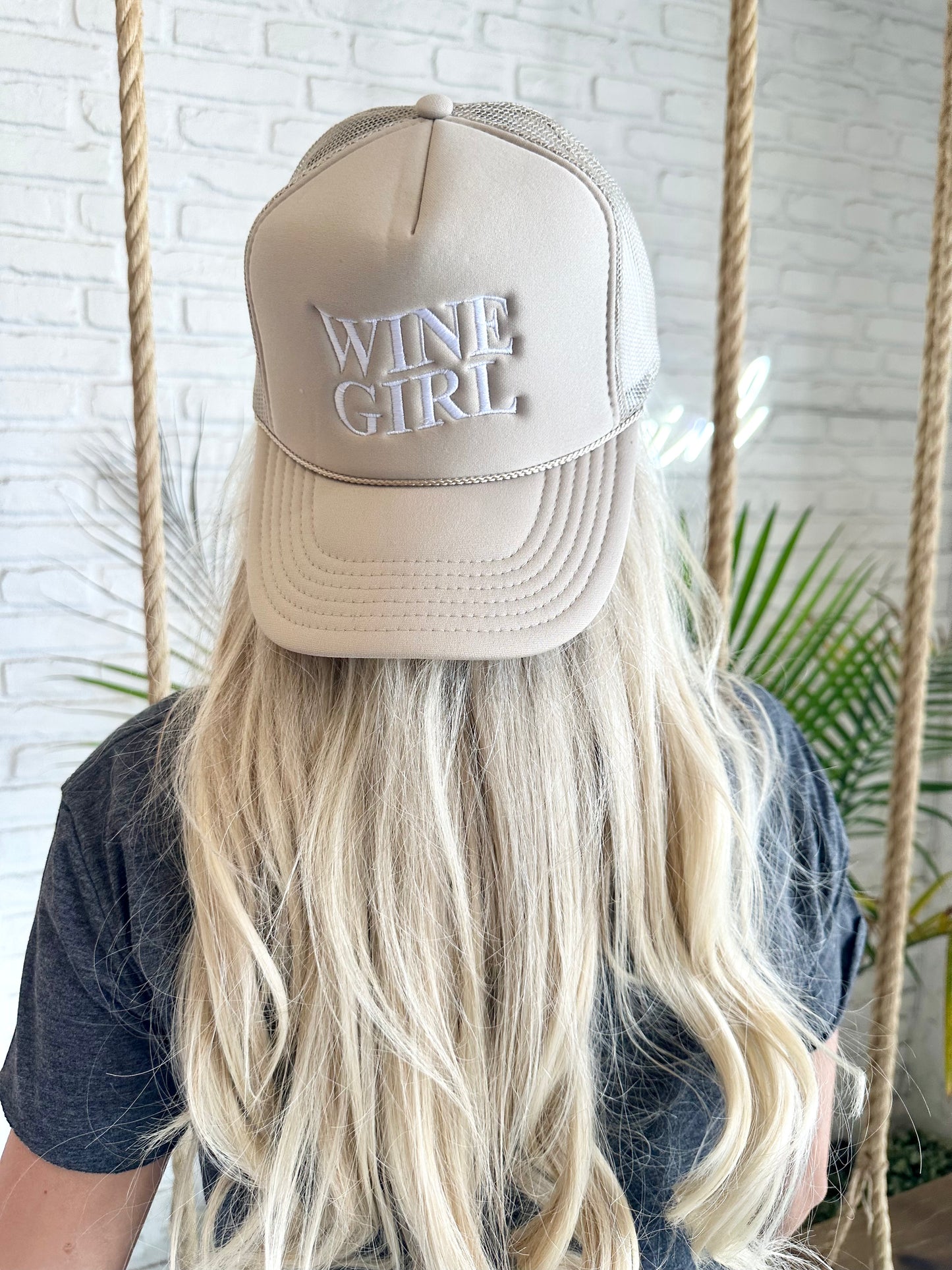 Wine Girl Trucker Hat