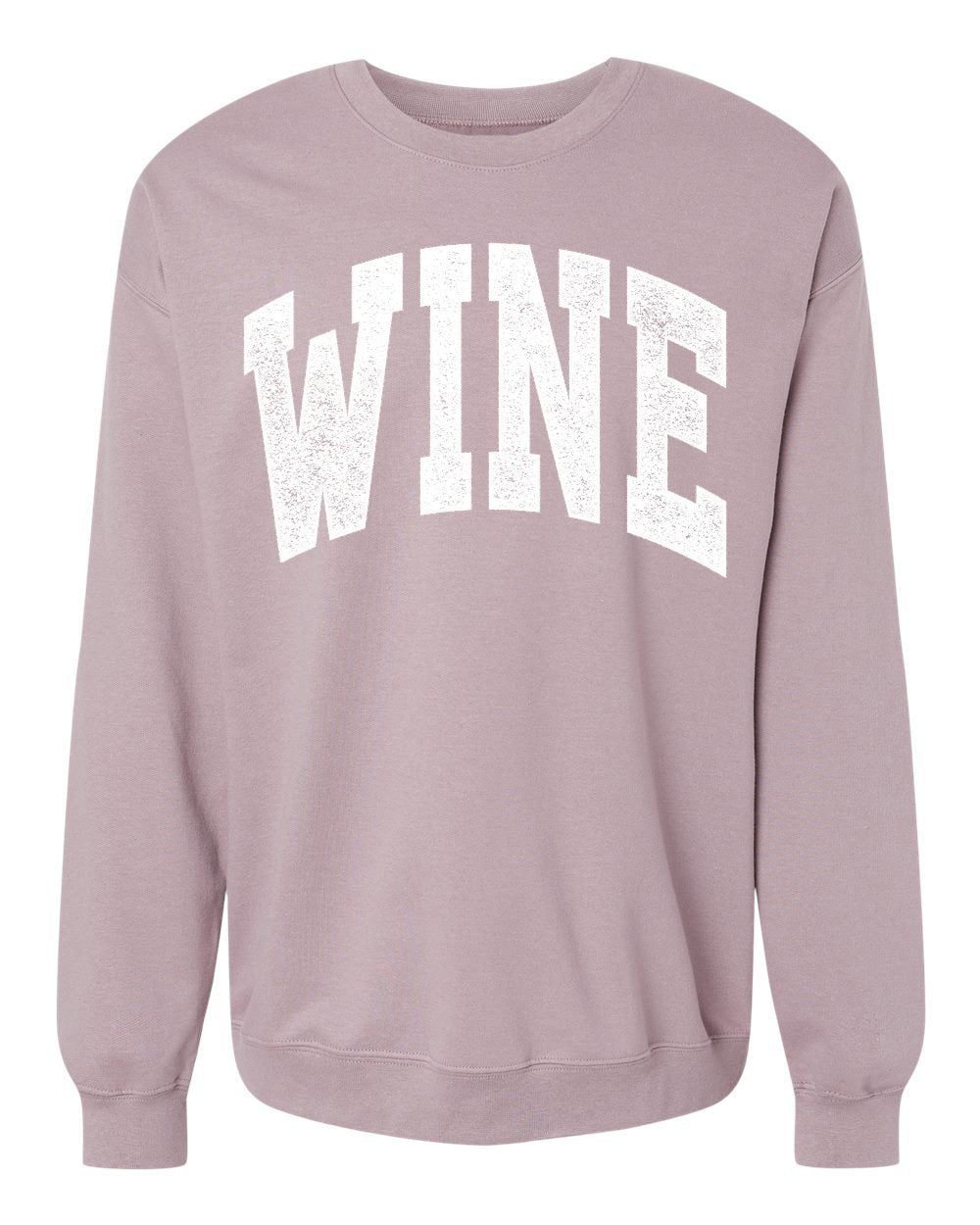 WINE Oversized Collegiate Crewneck