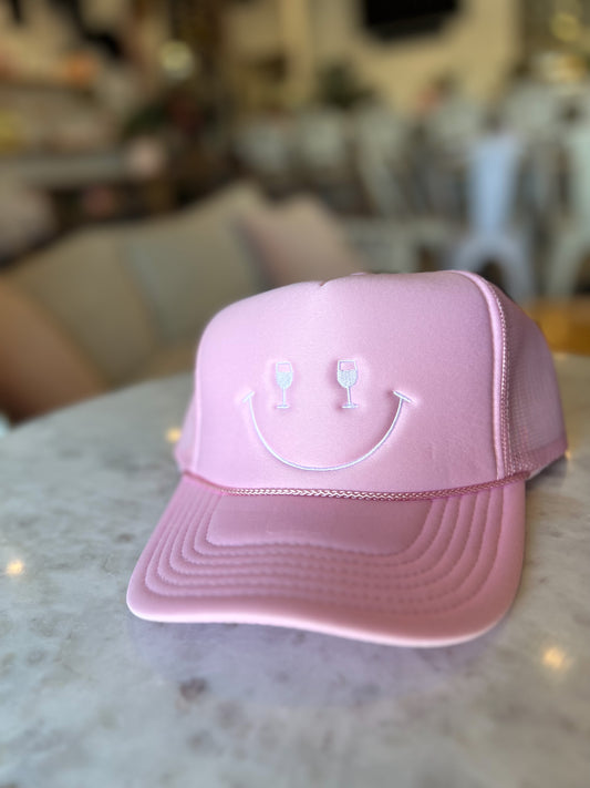 Smile It’s time for wine Trucker Hat