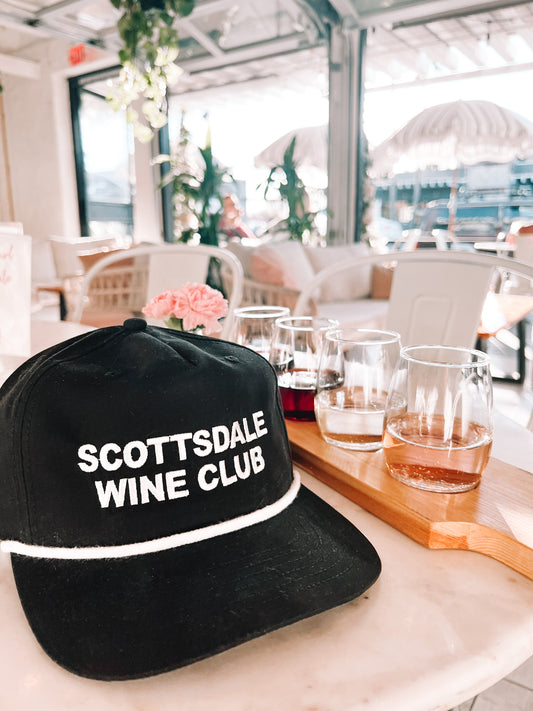 Scottsdale Wine Club Retro Rope Hat